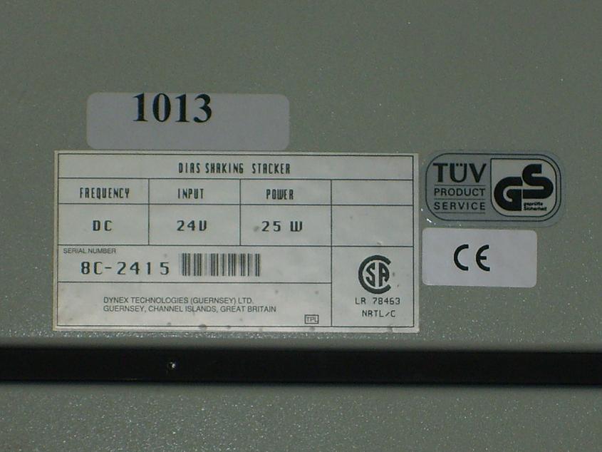 1013: Dynex Micropalte Stacker, MicroPlate Reader / Washer, Dynex Technologies