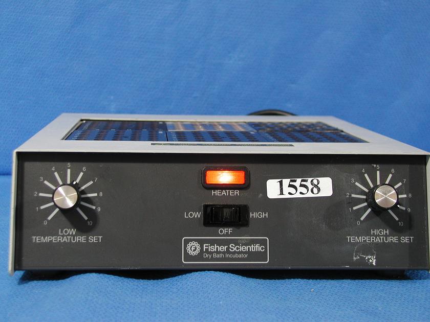 1558: Fisher Scientific Dry Bath Incubator, Stirrer / Heater, Fisher Scientific