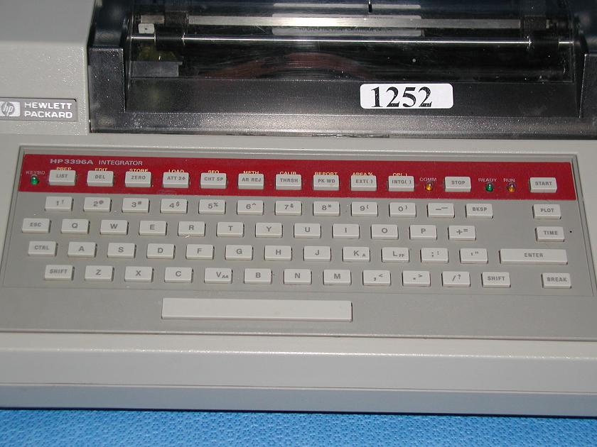 1252: HP 3396A Integrator, Chart Recorder / Integrator / Printer, HP Hewlett Packard