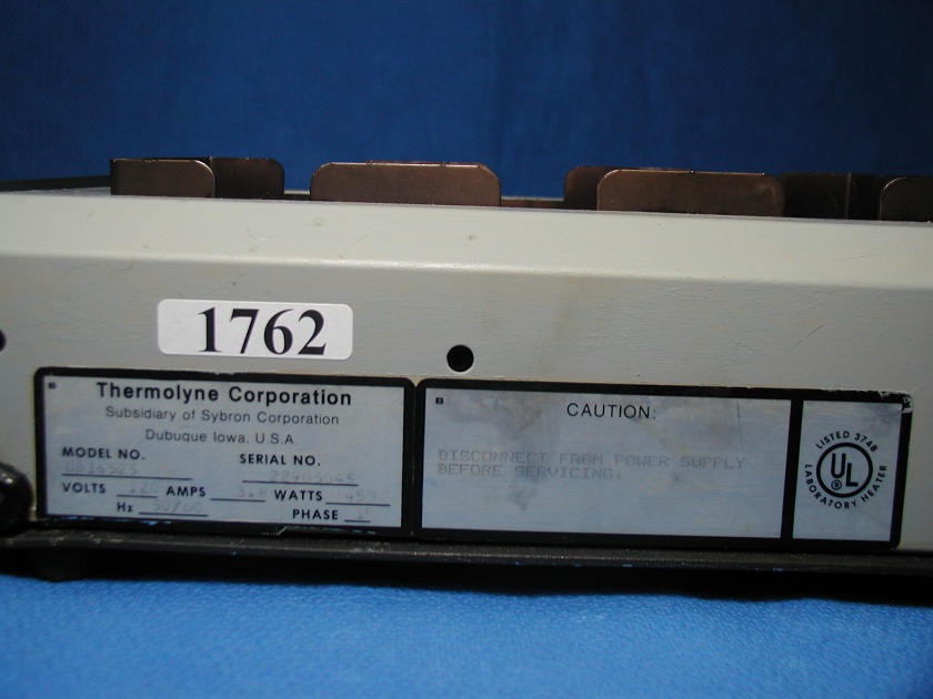 1762: Thermolyne DB 16525 Dry Bath, Stirrer / Heater, Branstead  Thermolyne