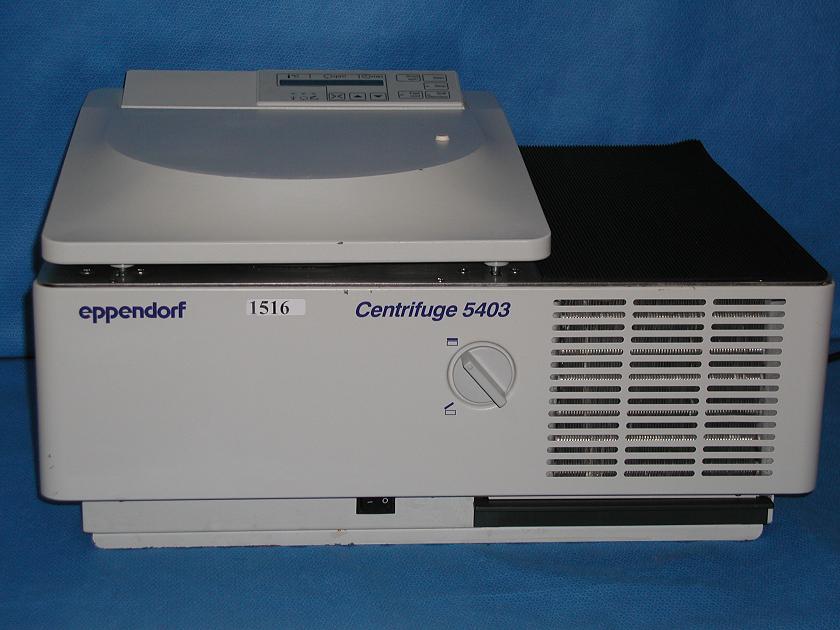 1516: Eppendorf 5403 Refrigerated Centrifuge, Centrifuge, Eppendorf Netheler Hinz
