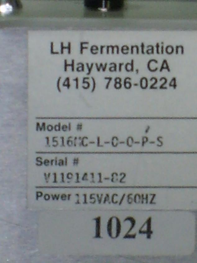 1024: LH Sermentation pO2 Control, Electronic Tester / Analyzer, LH Fermentation