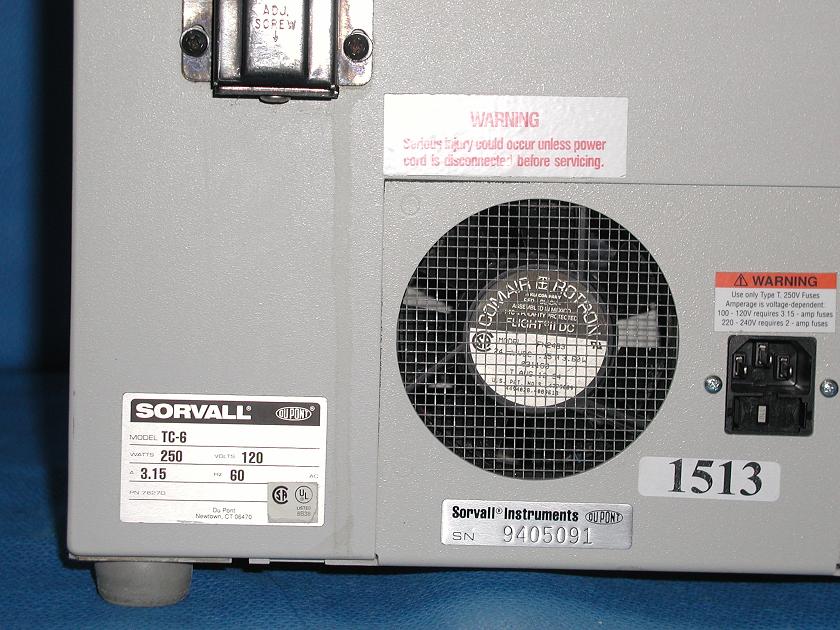1513: Sorvall TC 6 Centrifuge, Centrifuge, Sorvall