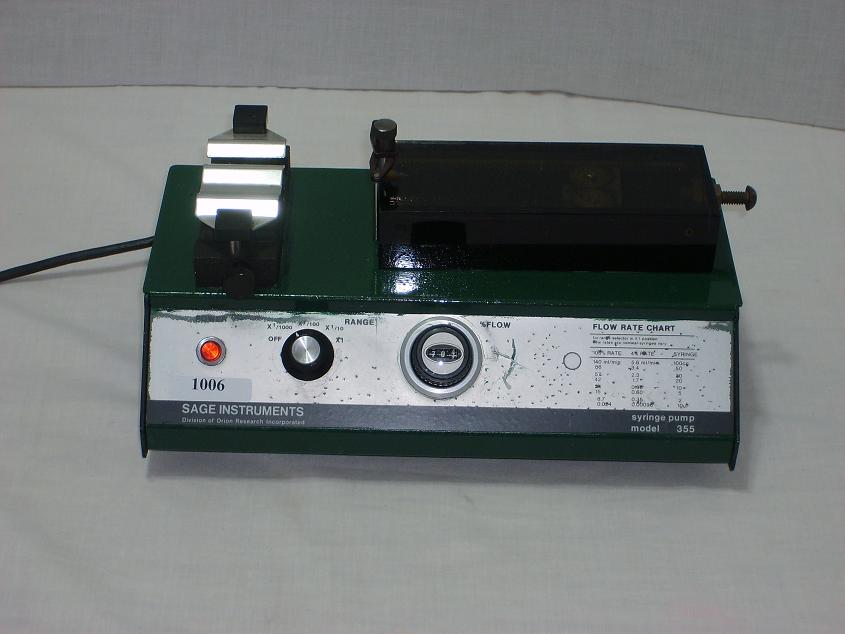 1006: Sage 355 Syringe Pump, Pump, Sage Instruments