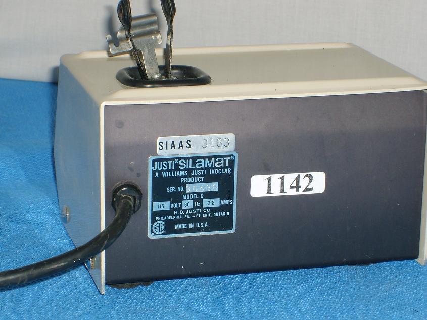1142: H.D. Justi Amalgamator, Dental, HD Justi