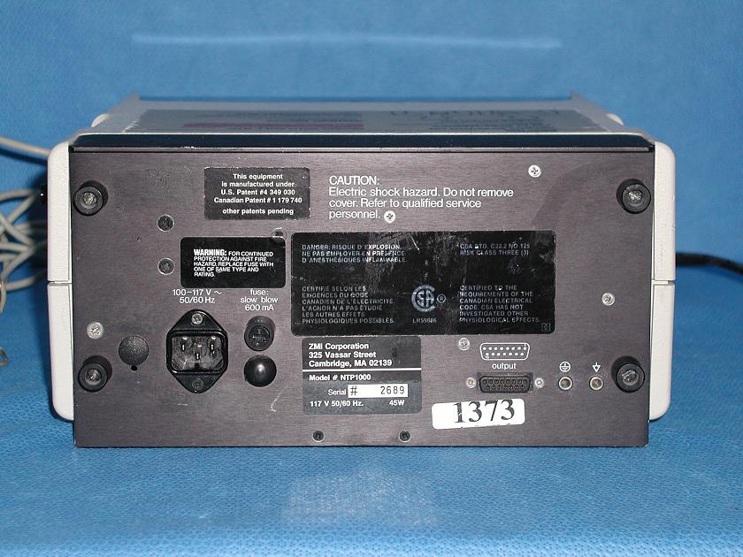 1373: ZMI NTP1000 ECG / EKG, ECG / EKG / Monitors, ZMI