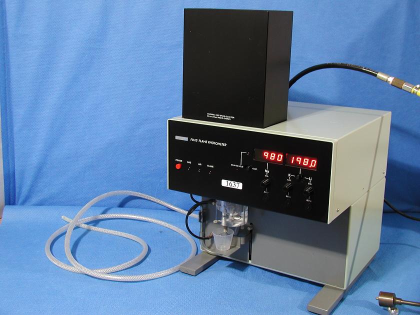 1637: Bach Simpson FLM3 Flame Photometer, Particle Counter / Sizer / Analyzer, BachSimpson