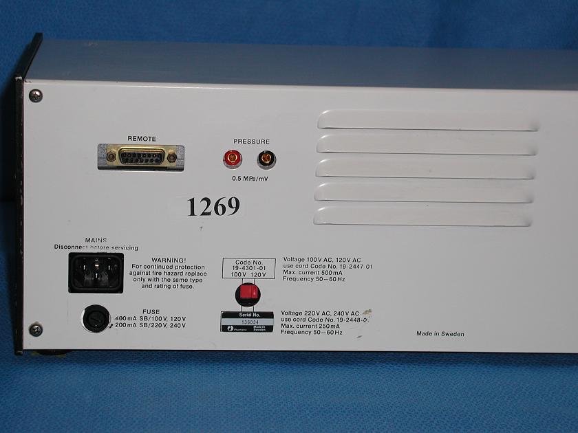 1269: Pharmacia P - 500 Pump, HPLC / FPLC, Pharmacia Fine Chemicals