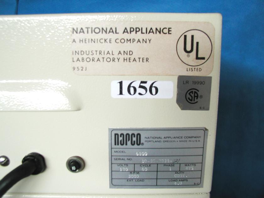 1656: Napco Water Jacket CO2 Incubator, Incubator / Oven, National Appliance Company NAPCO
