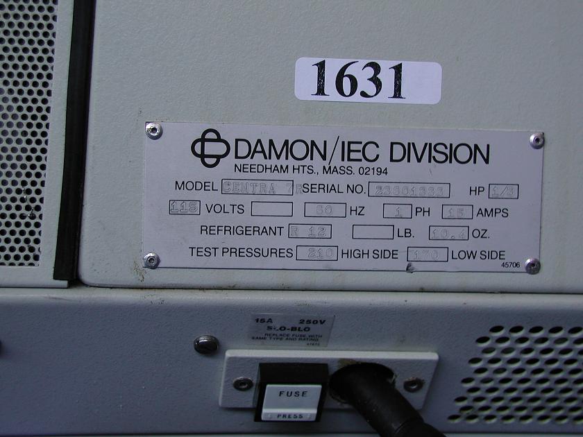 1631: IEC Centra - 7R Refrigerated Centrifuge, Centrifuge, IEC