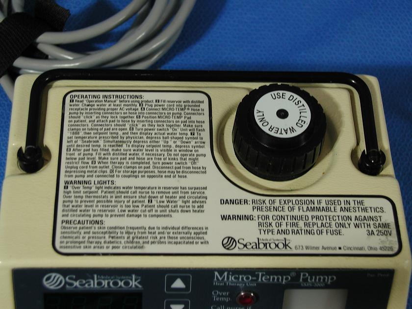 1562: SeaBrook Micro - Temp Heat Theraphy, Clinic and Hospital instrument, Seabrook Medical Systems