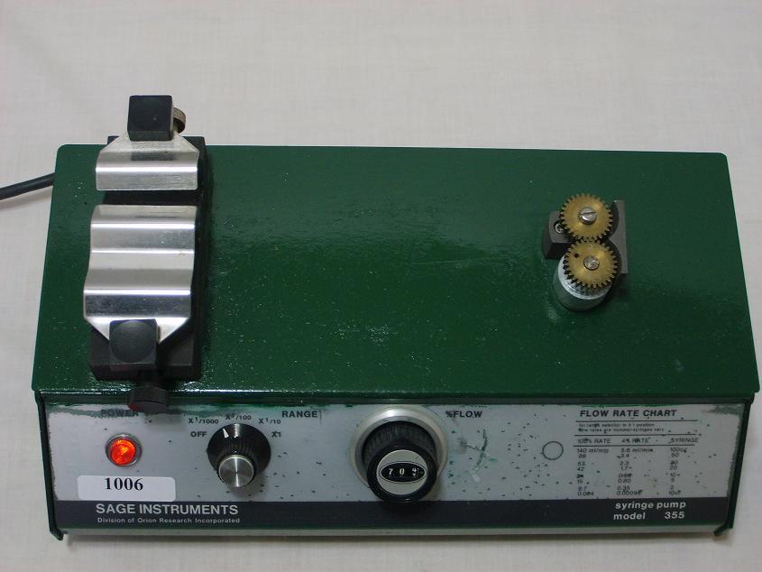 1006: Sage 355 Syringe Pump, Pump, Sage Instruments