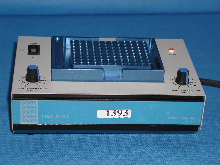 1393: VWR Single Heat Block, Stirrer / Heater, VWR Scientific