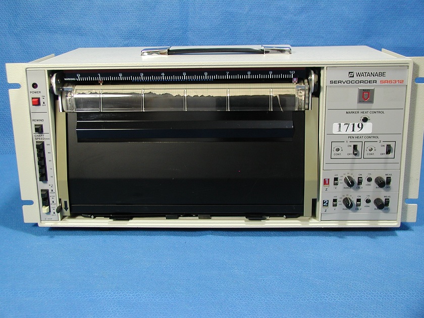 1719: Watanabe SR 6312 Servocorder, Chart Recorder / Integrator / Printer, Graphtec Watanabe Instruments