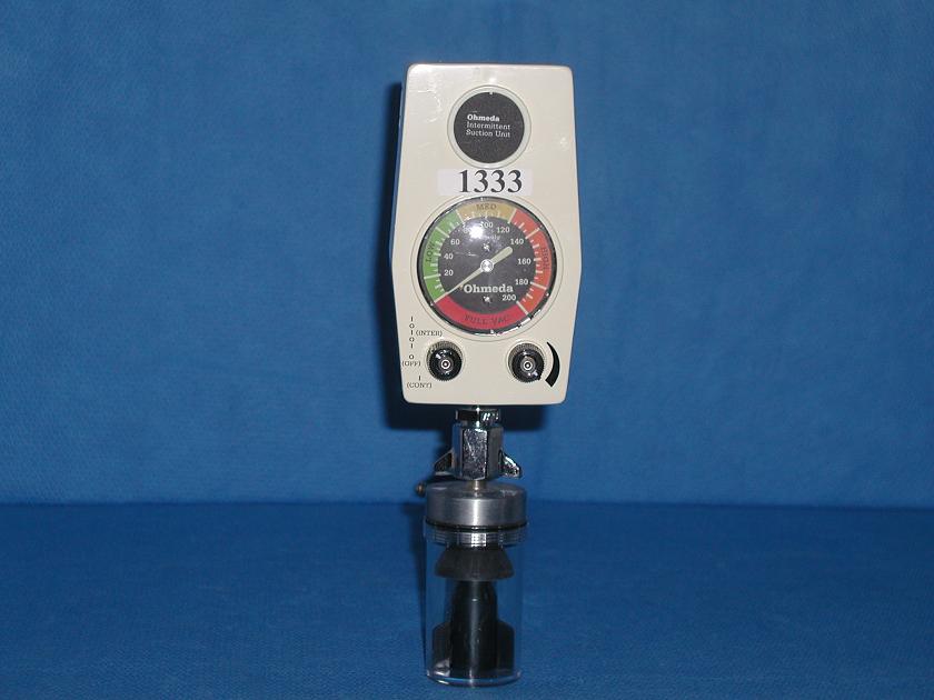 1333: Ohmeda Intermittent Suction Unit, Clinic and Hospital instrument, Ohmeda