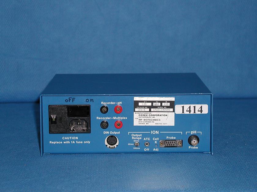 1414: Cerex Ph / ION Monitor, PH Meter / Conductivity Meters, Cerex
