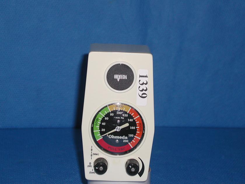 1339: Ohmeda Intermittent Suction Unit, Clinic and Hospital instrument, Ohmeda