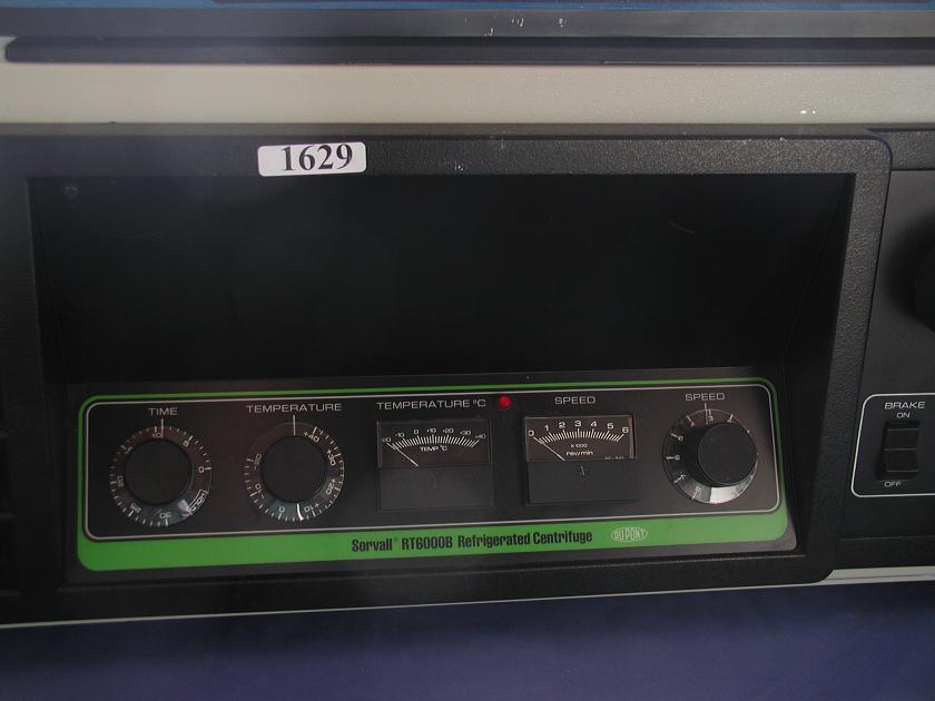 1629: Sorvall RT 6000B Refrigerated Centrifuge, Centrifuge, Sorvall