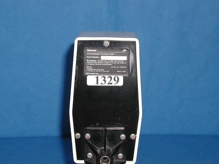 1329: Ohmeda Intermittent Suction Unit, Clinic and Hospital instrument, Ohmeda