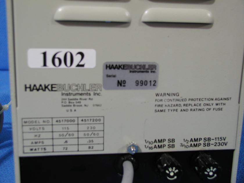 1602: Haake Buchler Auto Dnsi Flow II C, Pump, Haake Buchler Instruments