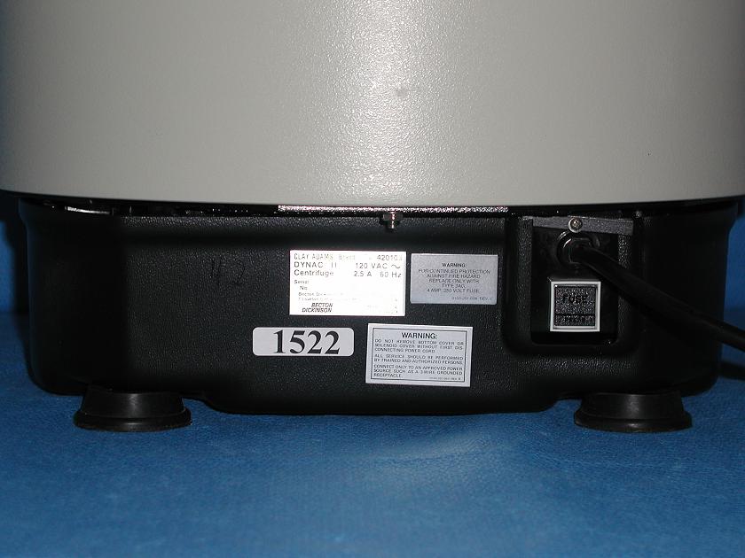 1522: Clay Adams Dynac II Centrifuge, Centrifuge, Clay Adams