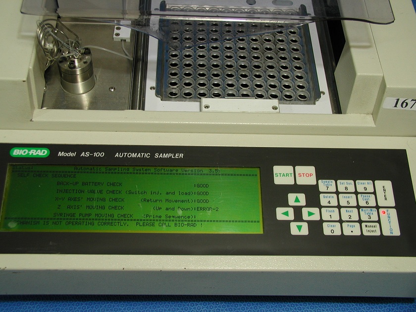 1674: Bio-Rad AS -100 HPLC Automatic Sampler, HPLC / FPLC, BioRad Laboratories
