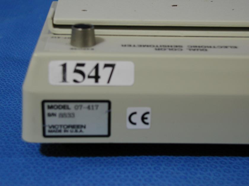 1547: Victoreen Dual Color Electronic Sensitometer, PH Meter / Conductivity Meters, Victoreen Associates