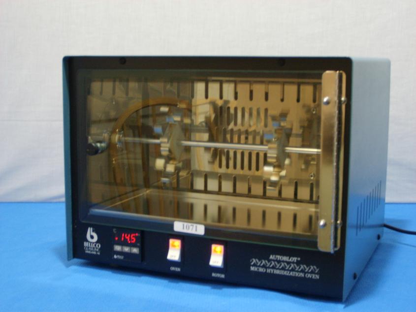 1071: Bellco Glass Hybridization Oven, Incubator / Oven, Bellco Glass