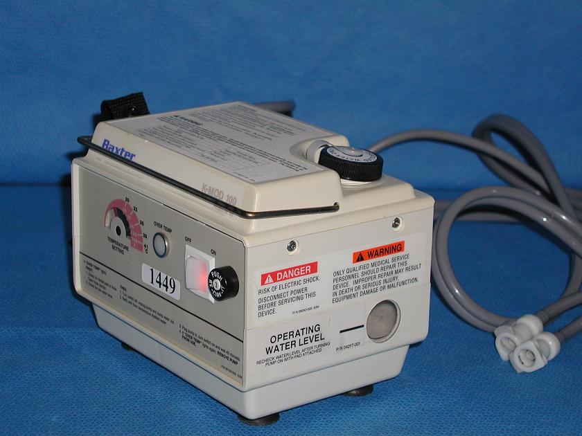 1449: Baxter Heat Therapy Pump, Clinic and Hospital instrument, Baxter Healthcare