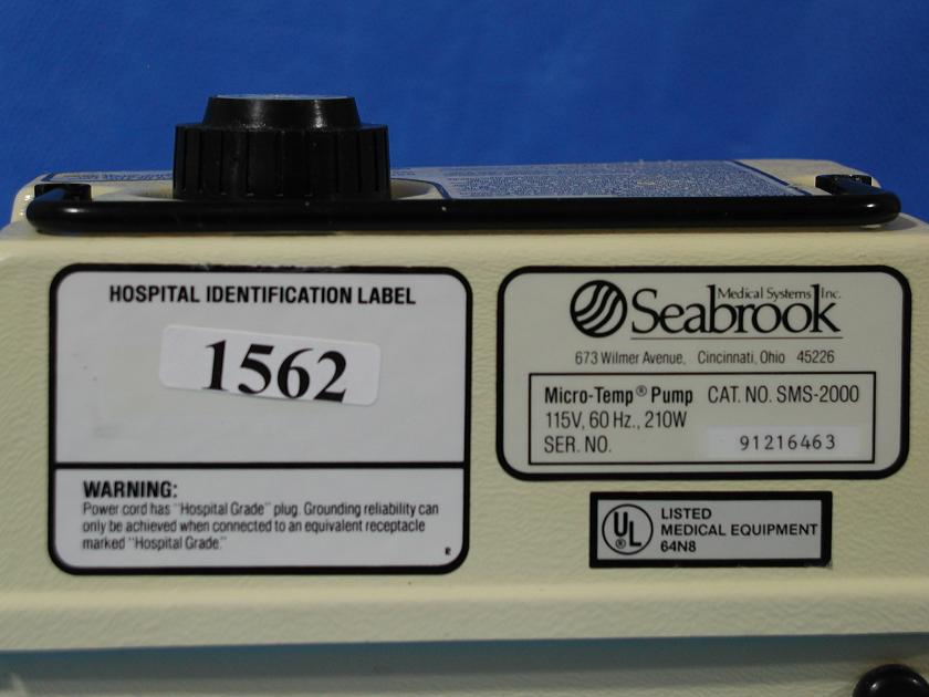 1562: SeaBrook Micro - Temp Heat Theraphy, Clinic and Hospital instrument, Seabrook Medical Systems