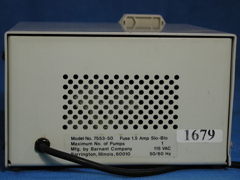 1679: Cole-Palmer 7553 - 50 MasterFlex Pump, Pump, ColeParmer