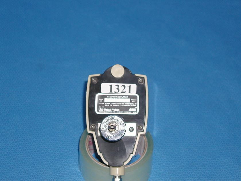 1321:  Ohmeda Continuous Vacuum Regulator, Clinic and Hospital instrument, Ohio Medical