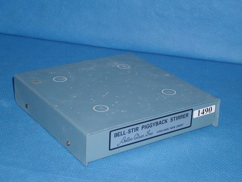 1490: Bell - Stir Piggyback Stirrer, Stirrer / Heater, Bellco Glass