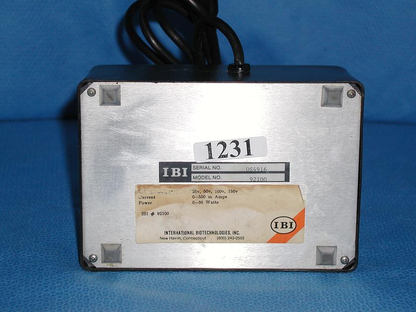 1231: IBI CPS 500, Electrophoresis, International Biotechnologies