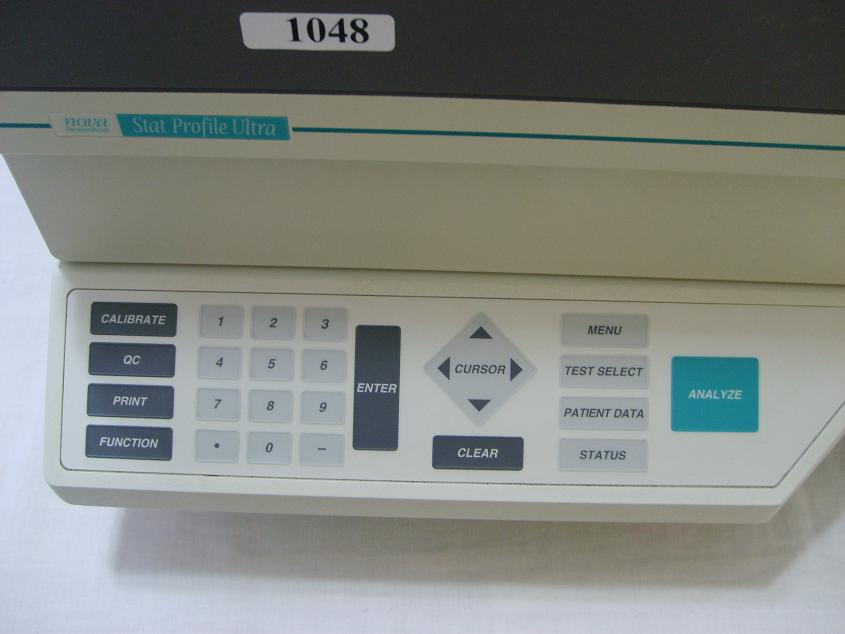 1048: Nova SP Ultra H Blood Analyzer, Blood Gas / Chemistry Analyzer, Nova Biomedical