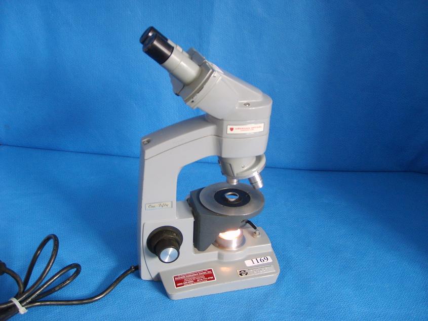 1169: American Optical Microscope, Optic / Microscope, American Optical
