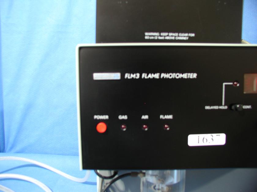 1637: Bach Simpson FLM3 Flame Photometer, Particle Counter / Sizer / Analyzer, BachSimpson