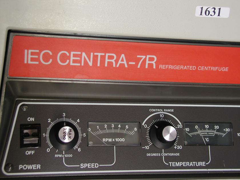 1631: IEC Centra - 7R Refrigerated Centrifuge, Centrifuge, IEC
