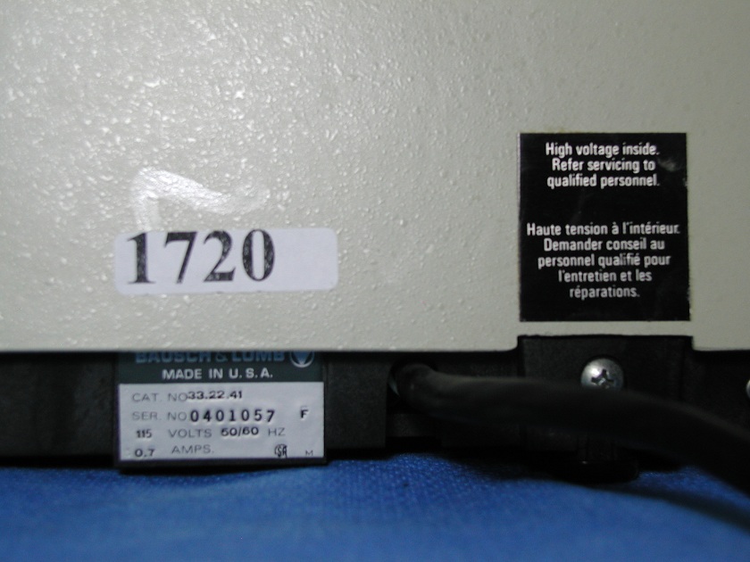 1720: Bausch & Lomb Spectronic 21, Spectrometer / Spectrophotometer, Bausch  Lomb