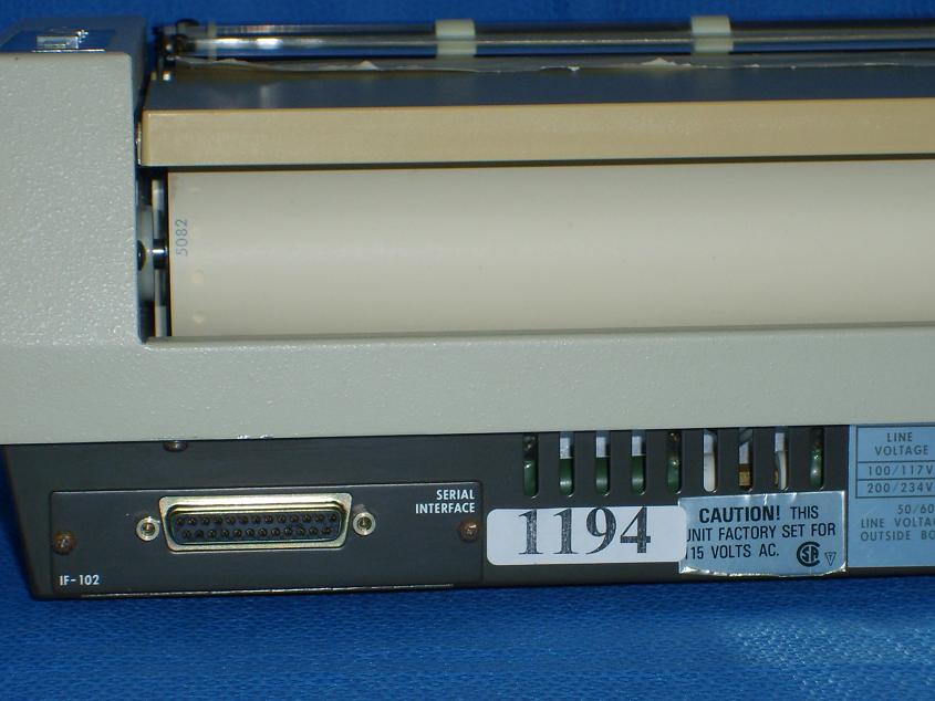 1194: Perkin Elmer GP-100 Graphics Printer, Chart Recorder / Integrator / Printer, Perkin Elmer