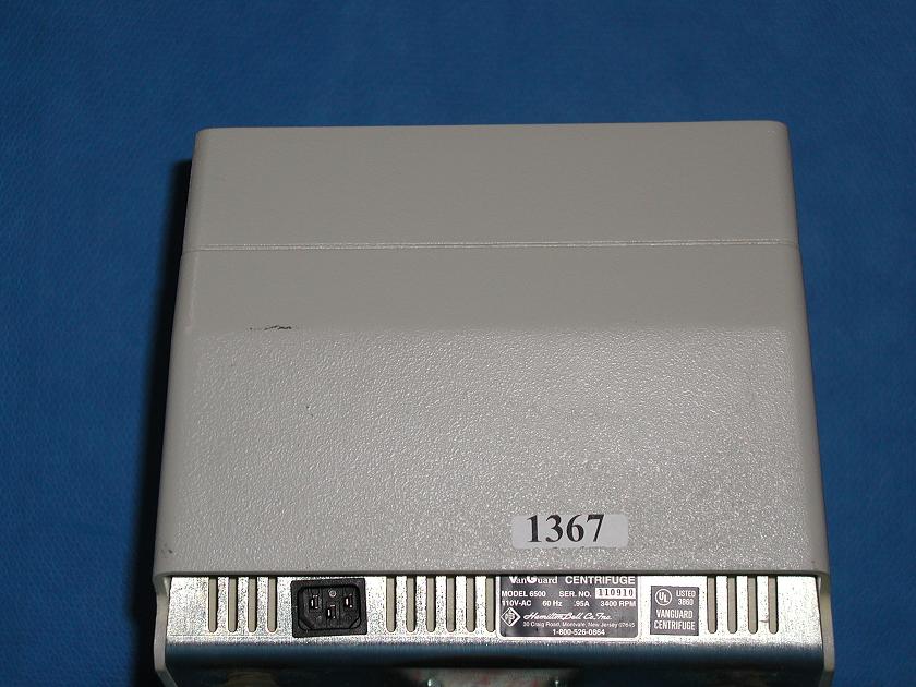 1367: VanGuard V6500 Centrifuge, Centrifuge, VanGuard