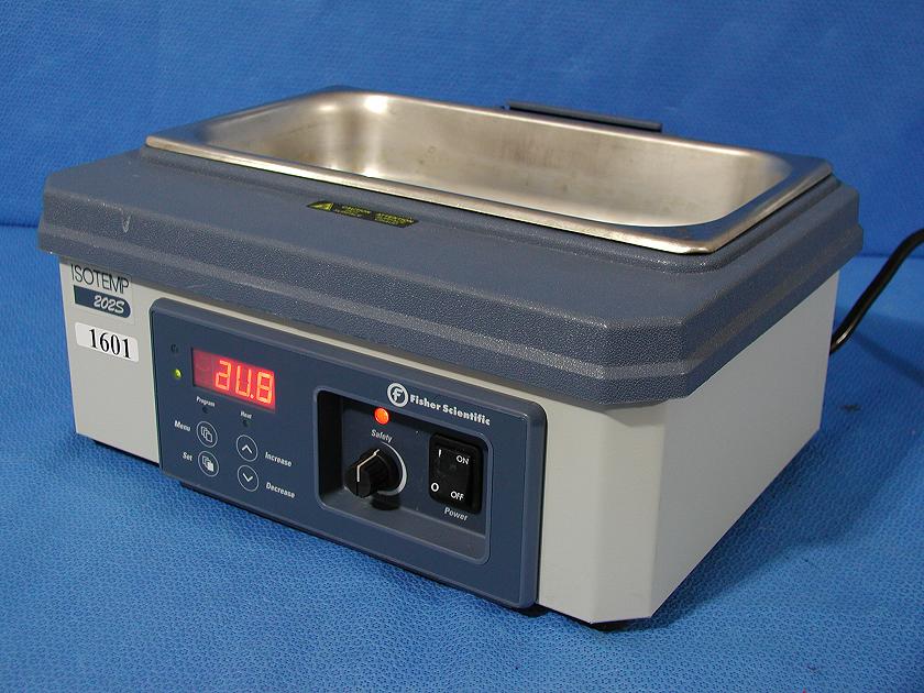 1601: Fisher Scientific Isotemp 202S Water Bath, Water Bath / Circulator, Fisher Scientific