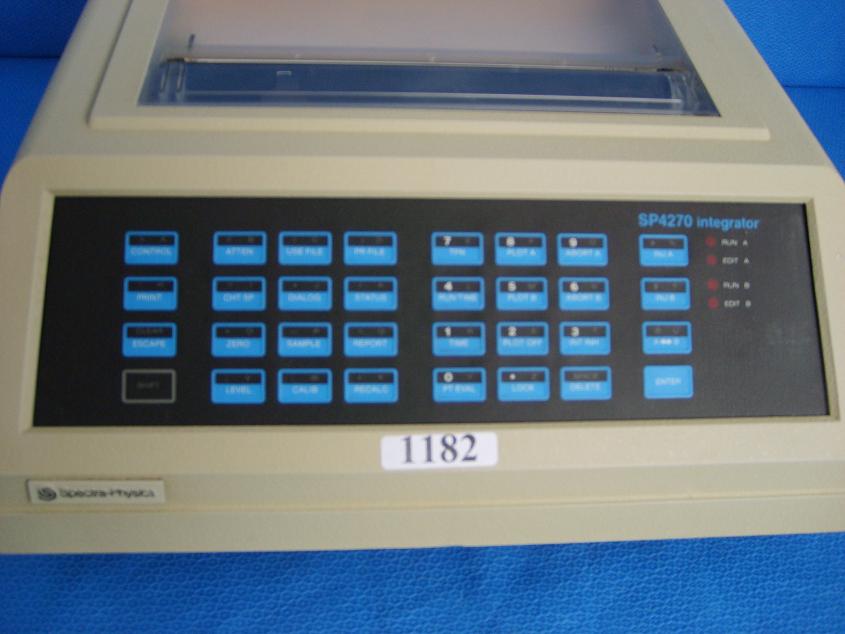 1182: Spectra Physics SP4270 Chromato Integrator, Chart Recorder / Integrator / Printer, Spectra Physics
